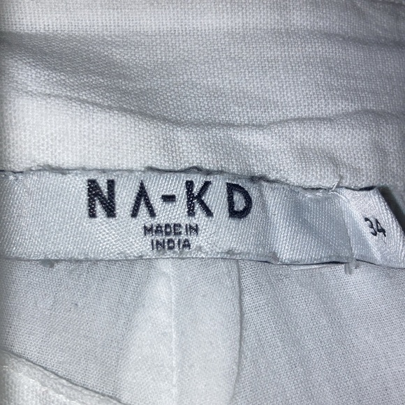 Men’s white shorts. NA-KD. - Picture 6 of 7